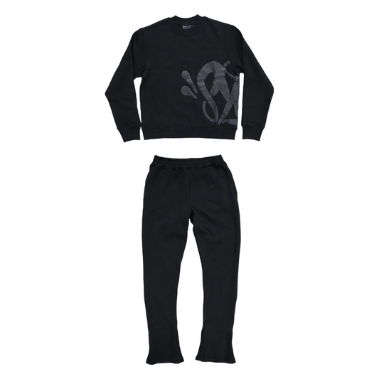 Black Syna OG Crew Tracksuit