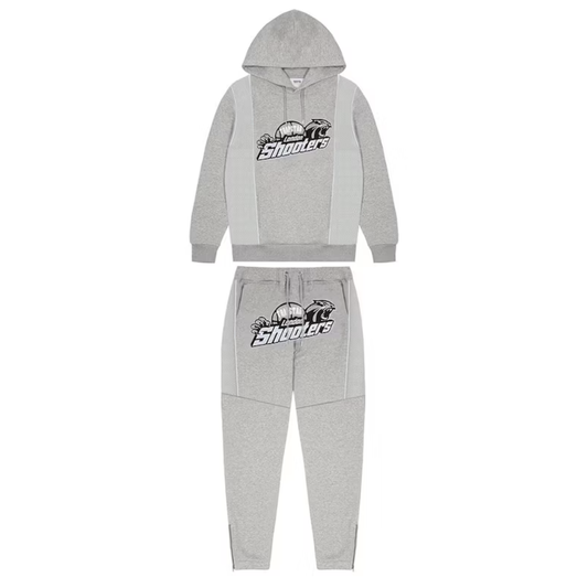 Grey & Blue Technical London Shooters Tracksuit