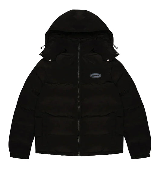 TRIPLE BLACK HYPERDRIVE HOODED PUFFER JACKET