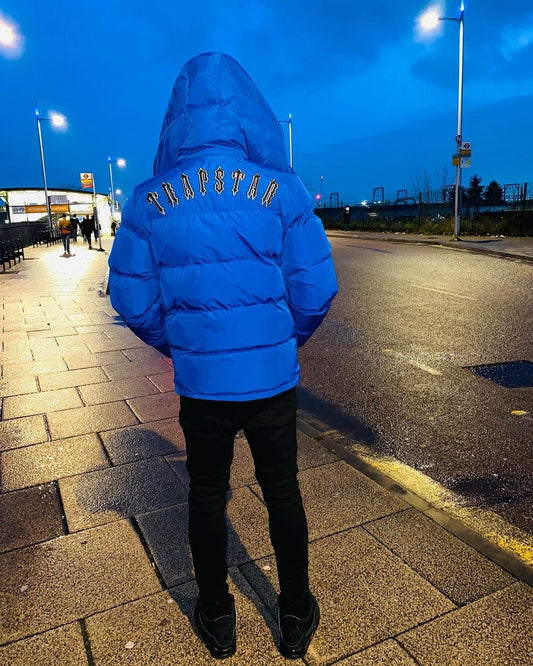 Royal Blue Irongate Hooded Puffer